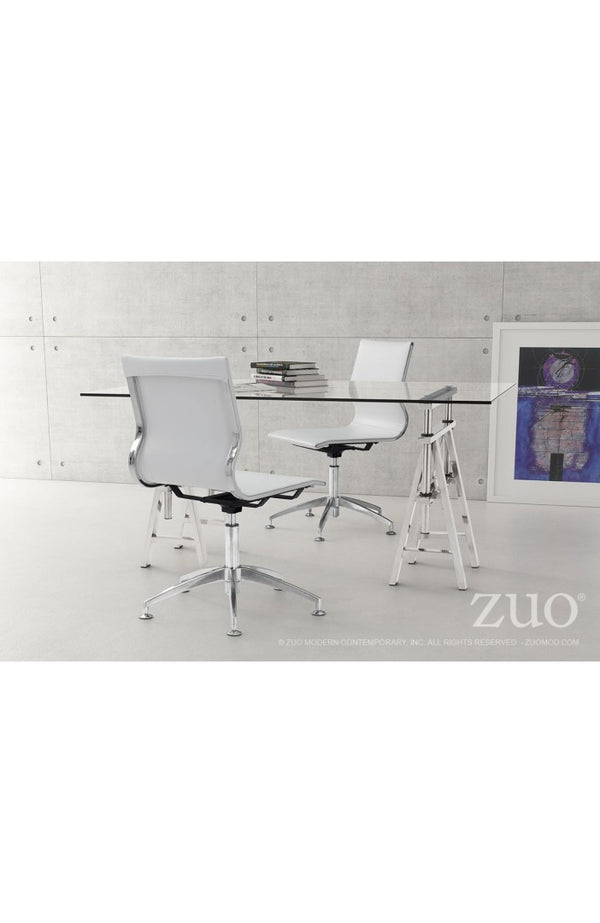 White conference outlet chair