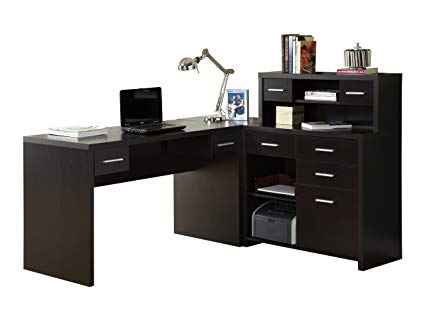 Monarch Hollow-Core Office Desk, Cappuccino, 60