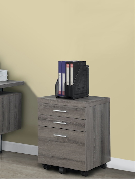 62.5 L-Shaped Desk with Storage by Monarch 