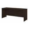 72" Modern Credenza Office Desk in Black Walnut