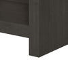 32" Modern Lateral File Cabinet in Charcoal Maple