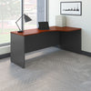 72" Cherry & Gray Right-Handed Executive Desk