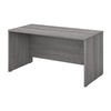 60" Modern Office Desk with Privacy Panel in Platinum Gray