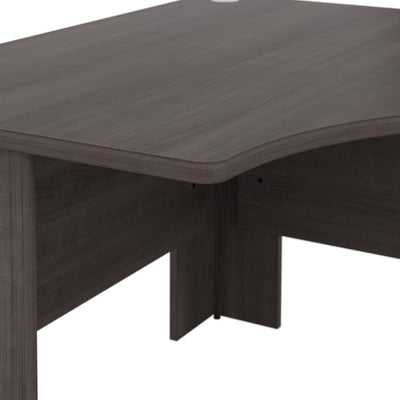 48" Modern Corner Office Desk in Storm Gray