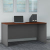 60" Modern Executive Desk in Hansen Cherry & Graphite Gray