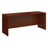 72" Narrow Executive Desk in Mahogany