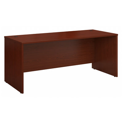 Mahogany 72" Executive Desk with Wire Management