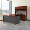 Impressive 72" x 101" Hansen Cherry U-shaped Desk with Hutch