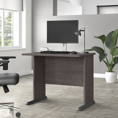 36" Modern Office Desk in Storm Gray