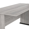 72" Modern Office Desk in Platinum Gray