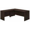 Black Walnut 72" x 72" L-Shaped Modern Office Desk