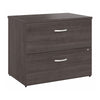 36" Pre-Assembled Modern Lateral File Cabinet in Storm Gray