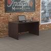 Modern Mocha Cherry 42" Compact Desk