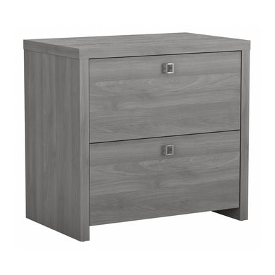 30" Premium 2-Drawer Lateral File Cabinet in Modern Gray