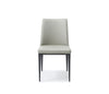 Sleek and Classic Gray Leatherette Guest or Conference Chair