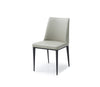 Sleek and Classic Gray Leatherette Guest or Conference Chair