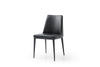 Sleek and Classic Black Leatherette Guest or Conference Chair