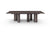 108" Contemporary Brown Marble Conference Table by Whiteline