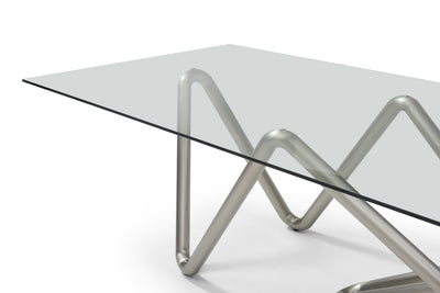 142" Contemporary Glass Conference Table by Whiteline