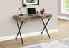 Dark Taupe 42" Trestle Workstation with Storage