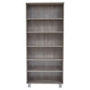 31.5" x 71.5" Modern Grey Bookcase with Steel Adjustable Legs