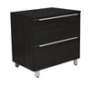 31.5" x 28.9" Modern Espresso Lateral Filing Cabinet