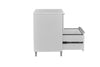 31.5" x 28.9" Sleek White Lateral Filing Cabinet