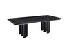 Modern Extending Wenge Conference Table with Distinctive Legs (94-134" W)