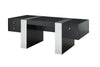 Premium Modern Executive Desk in Wenge & Brushed Aluminum Laminate