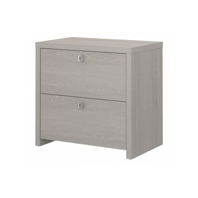 30" Lateral Modern File Cabinet in Gray Sand Finish