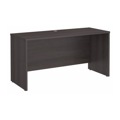 60" Modern Office Desk with Privacy Panel in Storm Gray