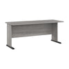 72" Modern Office Desk in Platinum Gray