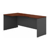 72" Cherry & Gray Left-Handed Executive Desk