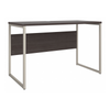 48" Modern Office Desk with Metal Legs in Storm Gray