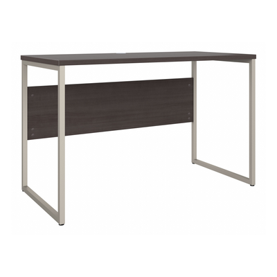 48" Modern Office Desk with Metal Legs in Storm Gray