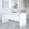 60" Modern Credenza Office Desk in Pure White