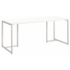 72" Modern Table Office Desk in White