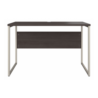 48" Modern Office Desk with Metal Legs in Storm Gray