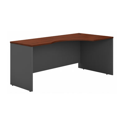 72" Cherry & Gray Right-Handed Executive Desk