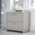 30" Lateral Modern File Cabinet in Gray Sand Finish