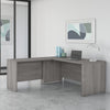 Platinum Gray 72" x 72" L-Shaped Modern Office Desk