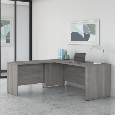 Platinum Gray 72" x 72" L-Shaped Modern Office Desk