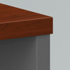 60" Modern Executive Desk in Hansen Cherry & Graphite Gray