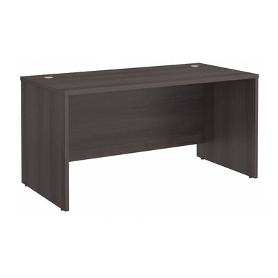 60" Modern Office Desk with Privacy Panel in Storm Gray