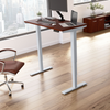 48" Hansen Cherry Sit-Stand Office Desk with Motorized Height Adjustment