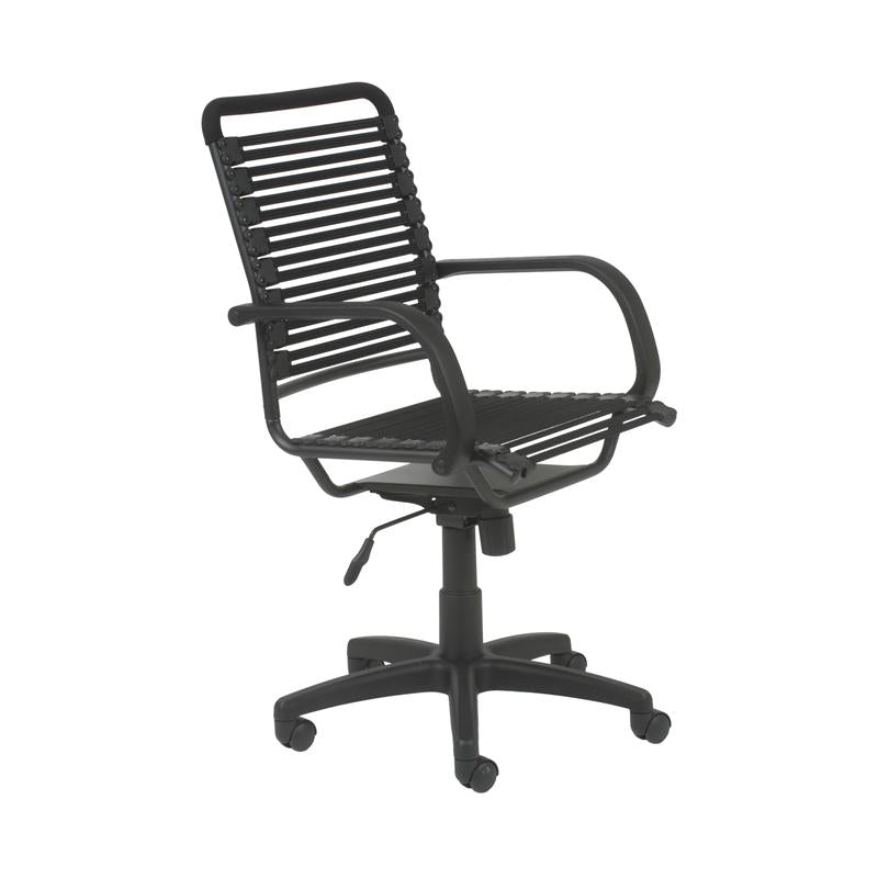 Modern Black Office Chair with Bungee Supports OfficeDesk