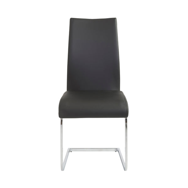 Black Leatherette High Back Conference Chair by Euro Style - OfficeDesk.com