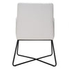 Stunning White Leatherette Guest or Conference Armchair