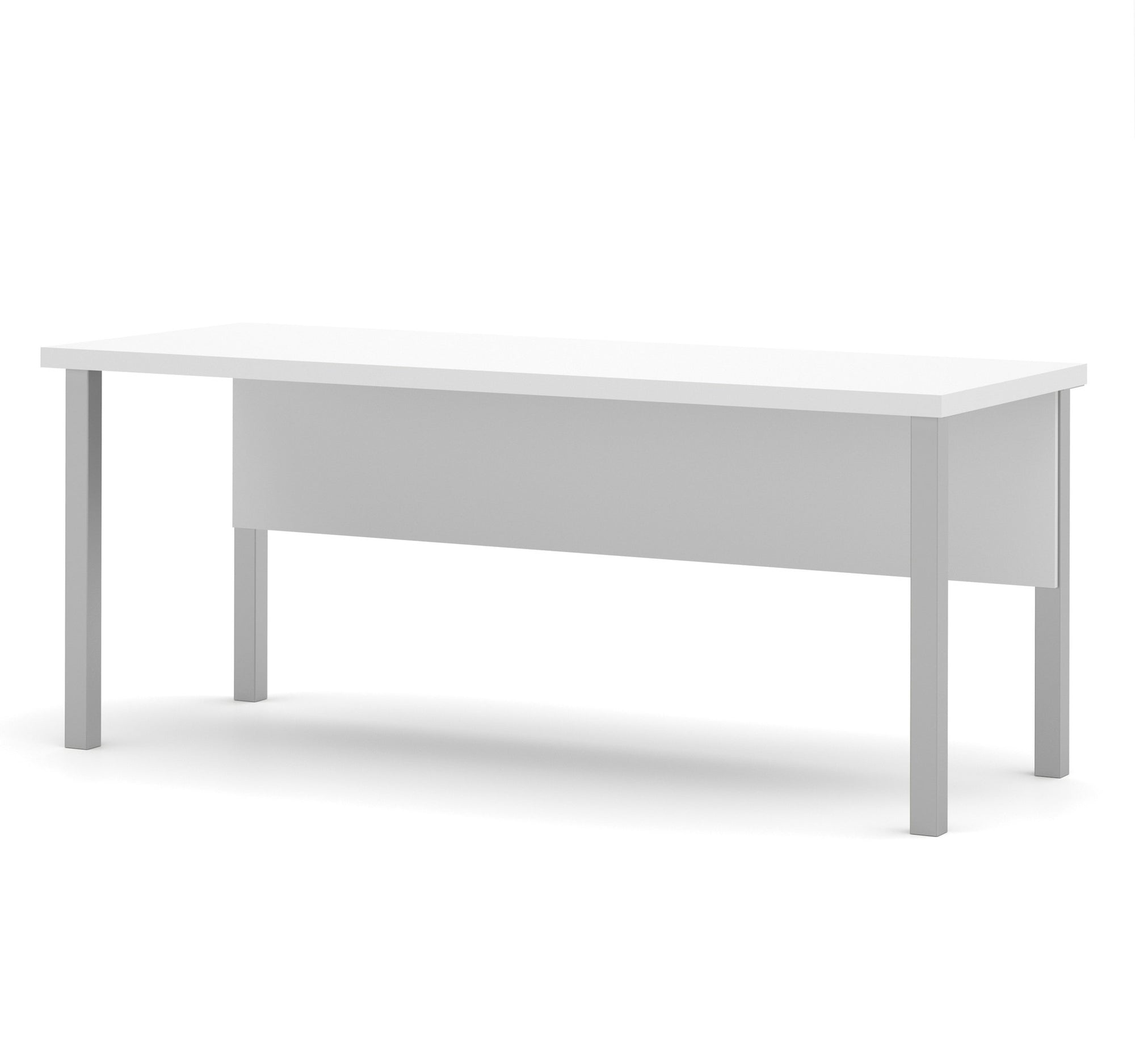 Desk Modesty Panel in White