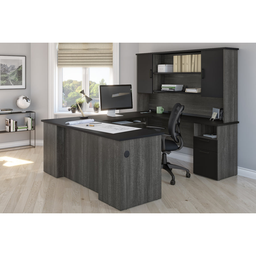 U-Shaped Office Desk With D-Top For Sale